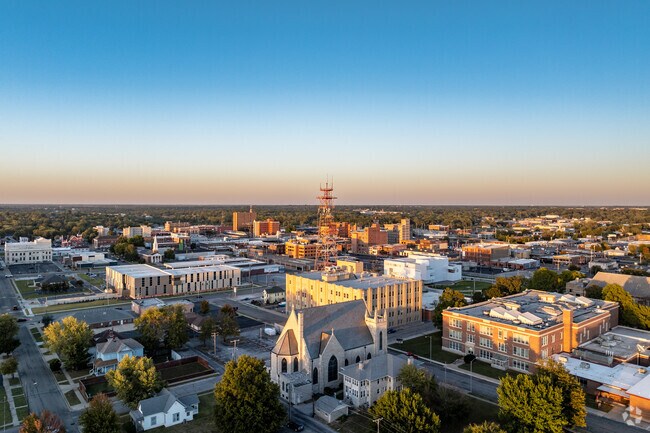 Downtown Joplin is home to government offices for Jasper County.