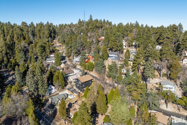 Lake Arrowhead is a forest covered mountain resort town 23 miles from San Bernardino.