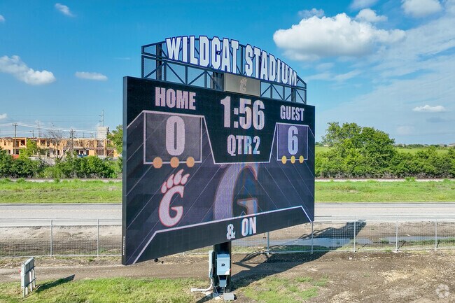 Students at Godley High School can cheer for the Wildcats.