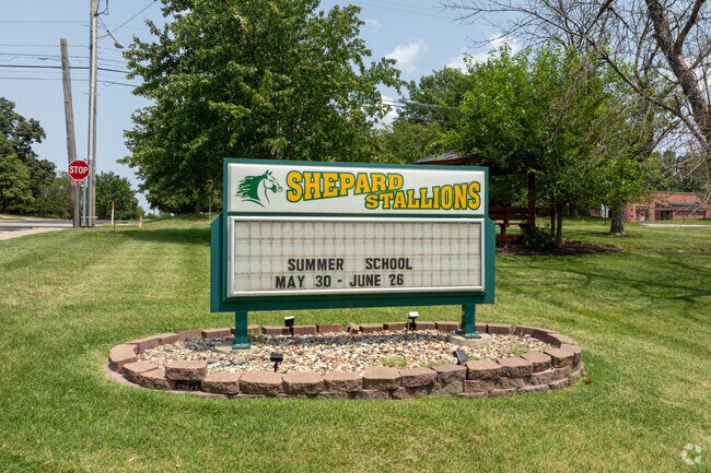Shepard Boulevard Elementary School is the home of the Stallions.