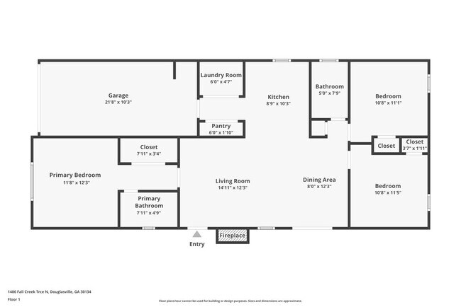 1486 Fall Creek Trace N, Douglasville, GA 30134 - photo 2