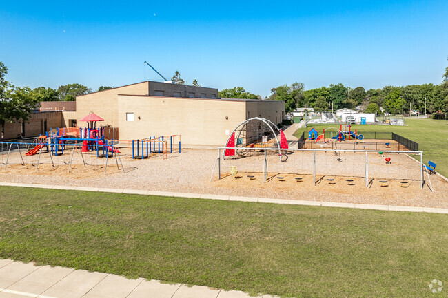 Park Terrace Elementary School offers a large playground.