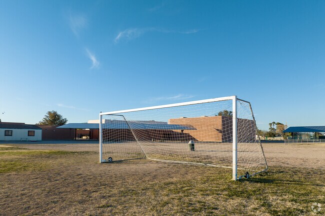 There's plenty of open space and fields for students to play on at Apollo Middle School