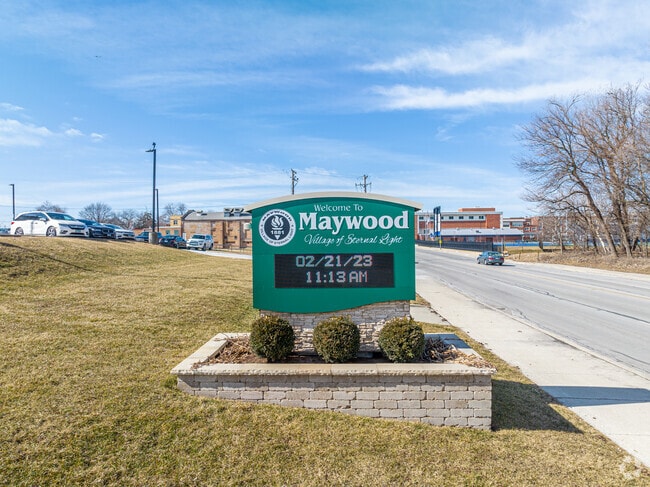 Maywood is a quiet neighborhood in Maywood, Illinois.