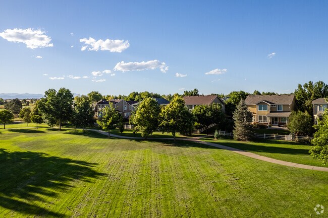 McKay Landing homes border green spaces and trails in Broomfield.