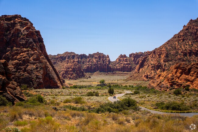 Snow Canyon State Park is a popular choice for a day trip from St. George.