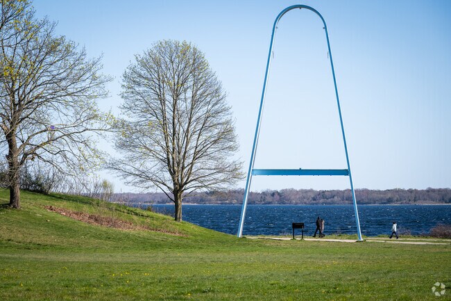 Discover the allure of Buttonwoods, as you take in the scenic views and iconic Arch Monument.