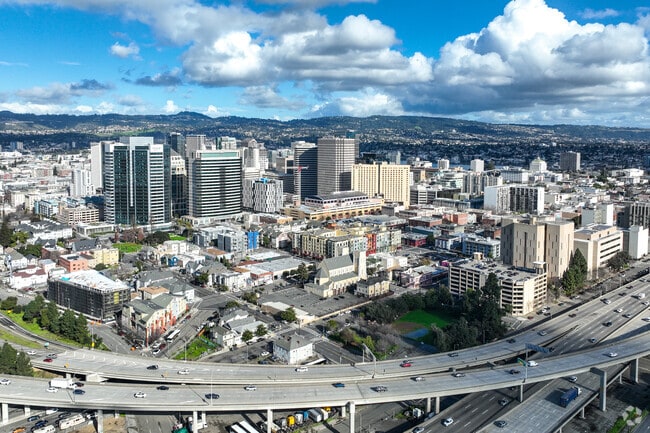 Many of the residential spaces in Old Oakland are condos.