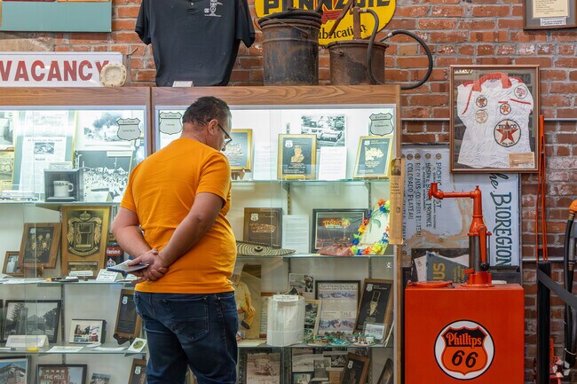 People come from all over the country to visit Pontiac's Route 66 Museum.