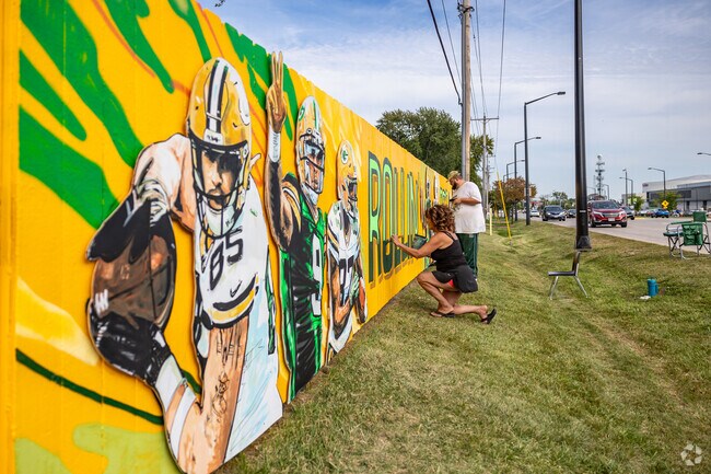 John Muir Park residents enjoy colorful murals along Lombardi Ave.
