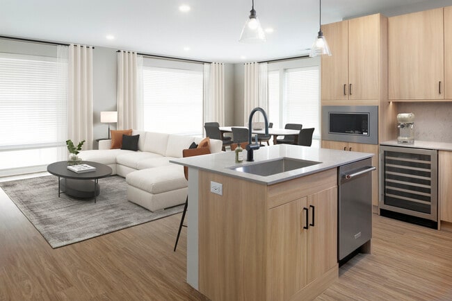 Signature Collection kitchen and living room