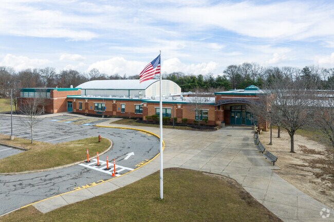 Randolph Community Middle School has a designated pick up and drop off area and serves students in North Randolph.