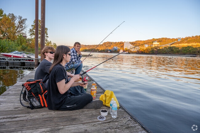 Bellaire Marina in Bellaire is a popular fishing spot.