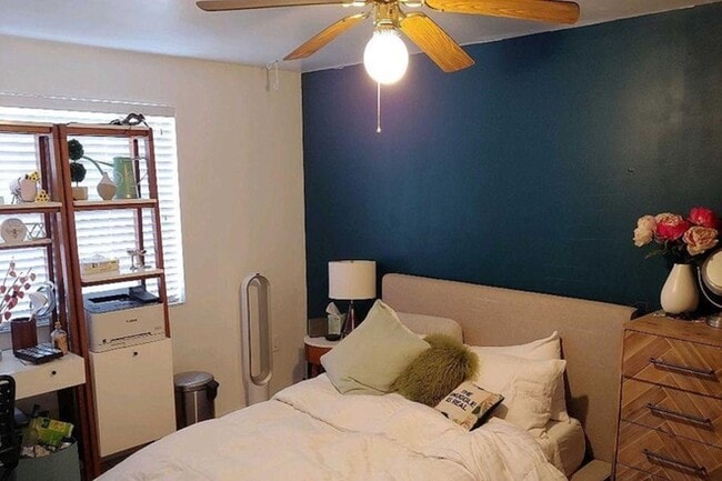 Big downstairs bedroom.