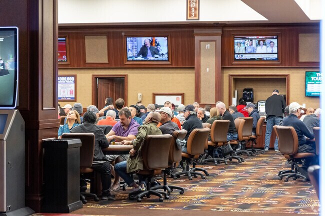 South Point Hotel Casino & Spa boasts entertainment and its busy poker room in Highlands Ranch.