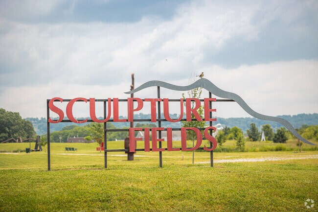 Highland Park residents have easy access to Sculpture Fields.