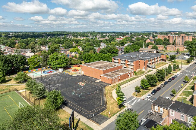 King Elementary School's campus is situated just south of downtown Lancaster PA.