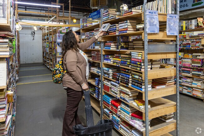 Dollar Book Swap is a local warehouse offering Old North Dayton residents books at low prices.
