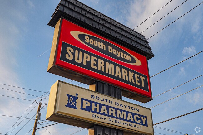 Residents can visit South Dayton Supermarket near Cherry Creek to do their daily shopping locally.