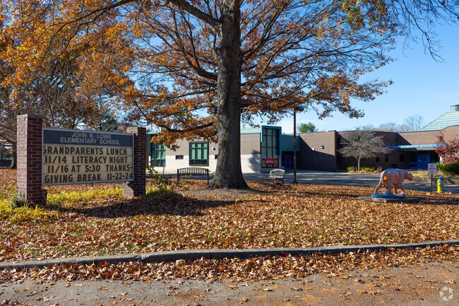 Lowe Elementary school is the first step in education for the local students in Hurstbourne.
