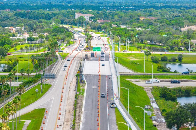 Many residents can cross over the I-95 on St Lucie W Blvd and arrive to St Lucie West.