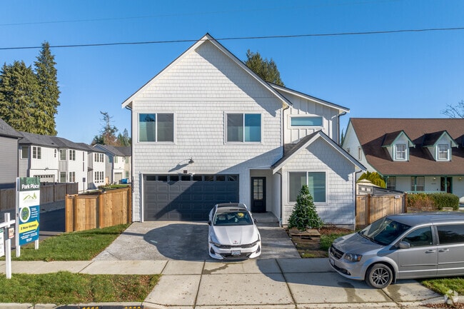 Newly built modern traditional homes are concentrated on the north side of Monroe.