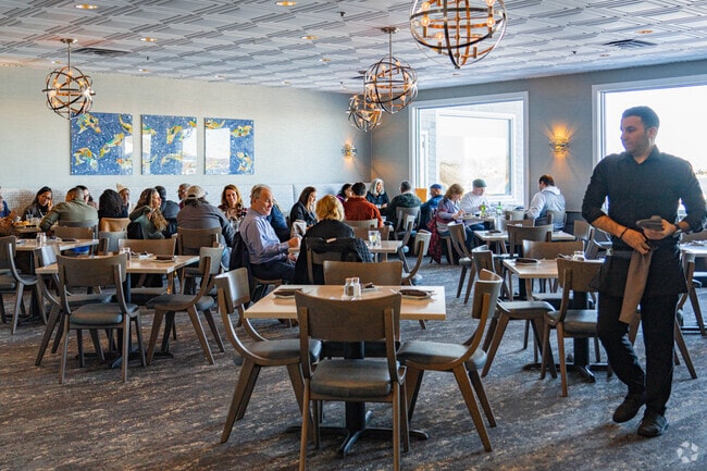 Germantown residents enjoy fine dining at the Bay Pointe Waterfront Restaurant.
