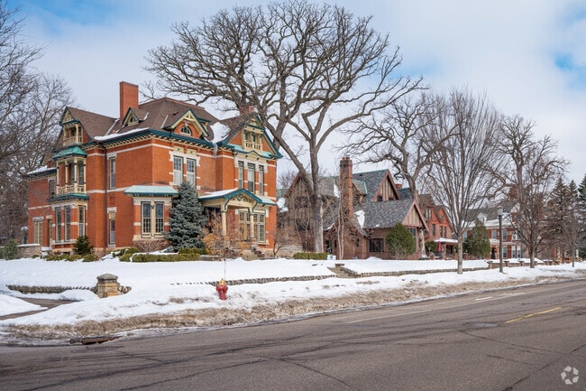 Historic mansion on Summit Ave in the Summit Hill neighborhood.