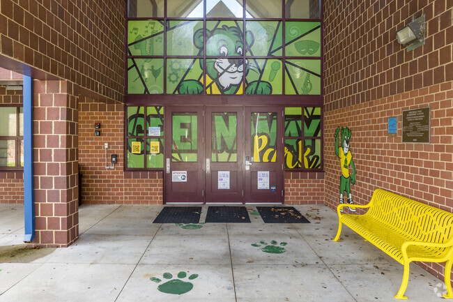 Greenway Park Elementary main entrance.