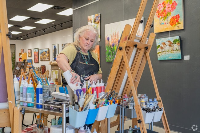 North Gallery & Studios by Macklanburg Park features a range of fine art.