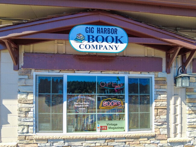 Gig Harbor's historic waterfront downtown has many locally owned shops and restaurants.