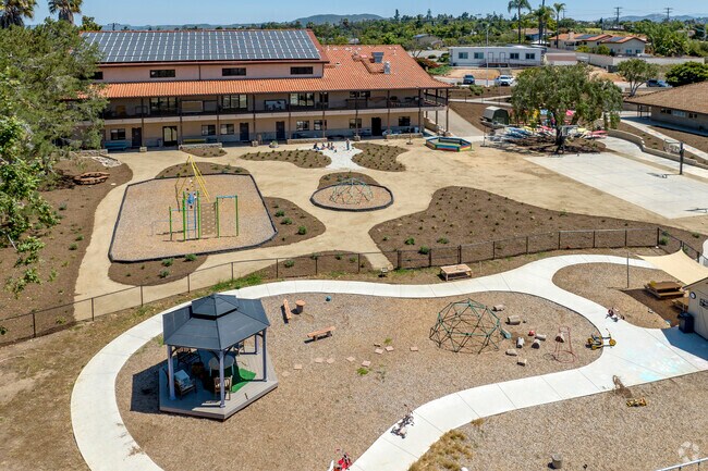 The playground of the Zion Lutheran in Fallbrook.