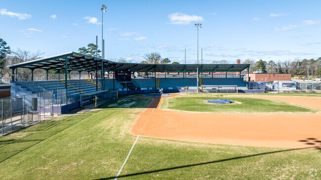 The historic Tarboro Municipal Stadium is the former home of minor league teams and current home of the Tarboro High School Vikings and the Tarboro River Bandits.