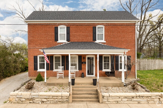 Two-story brick colonials can be found near Perryville's city center.