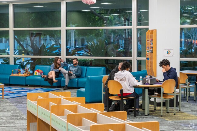 The Broward County Library in Forest Hills is a great place for students to study.