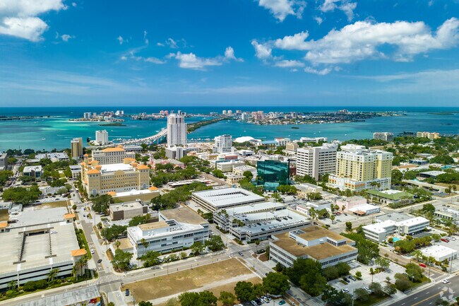Downtown Clearwater is known for their aqua blue waters of the Gulf of Mexico.