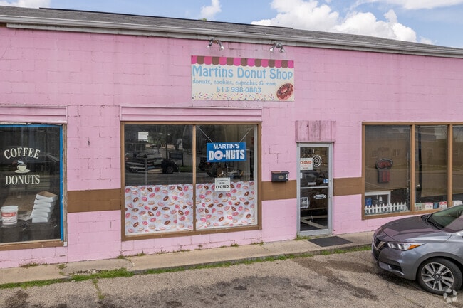 Martin’s Donut Shop bakes donuts, cookies, cupcakes, and more.