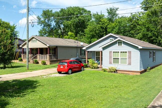 Homeowners take pride in well-manicured lawns in Wylam.