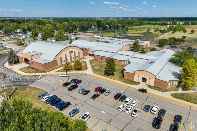 Ossian Elementary has outdoor courts for students.