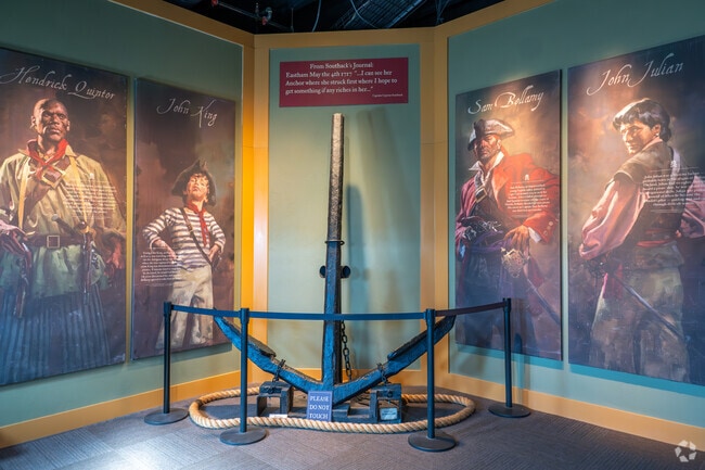 Learn about famous sea wolves who patrolled the Atlantic off South Yarmouth at Whydah Pirate Museum.