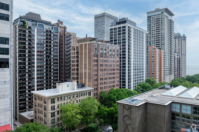 Condos in Mag Mile come in a variety of sizes from low to high-rise towers next to the MCA.