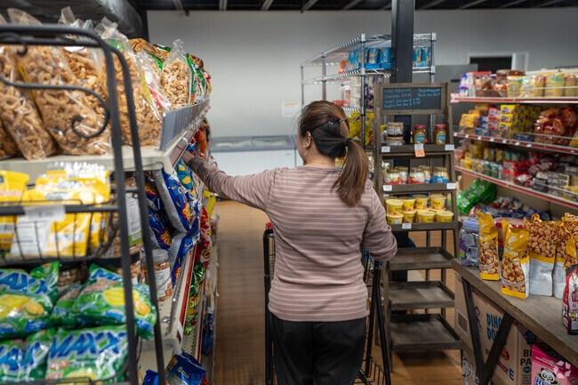 Shoppers at My Tindahan Strathmoor Village will find well-stocked shelves.