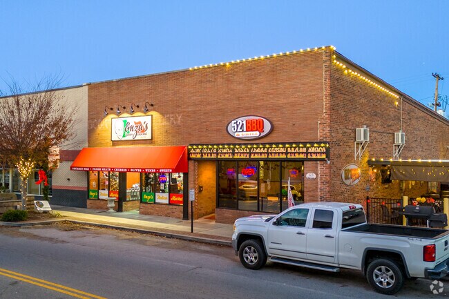 Many of Lancaster's locally owned restaurants like 521 BBQ can be found on Main Street.
