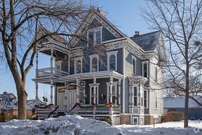 Victorian Style houses can be found all over West Seventh.