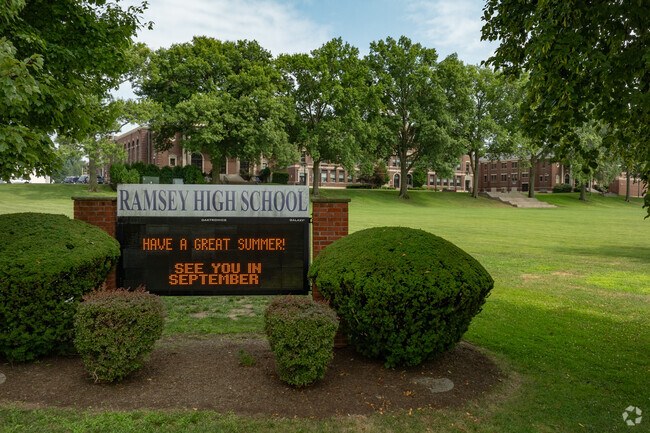 Ramsey public school students can attend the highly rated Ramsey High School.