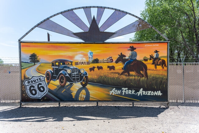 Ash Fork is an Old West railroad town 50 miles from the nearest city.