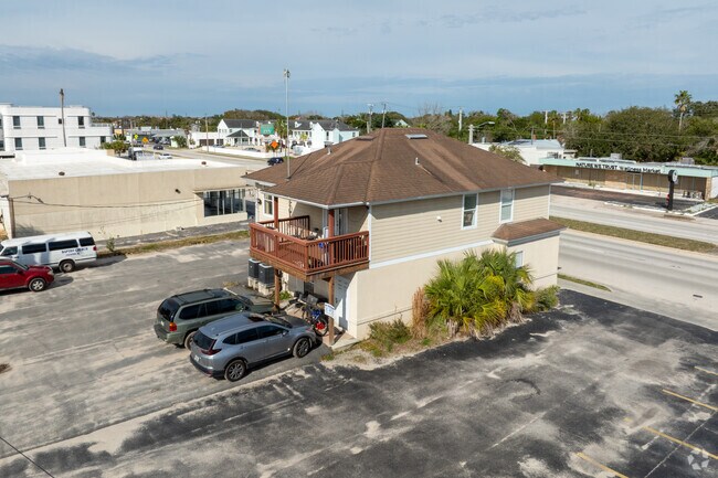Ark Christian Academy offers a porch for fresh air blocked from the water.