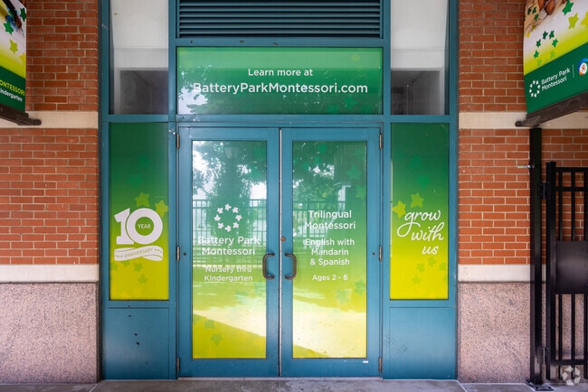 Students at Battery Park Montessori are immersed in English, Spanish, and Mandarin instruction.