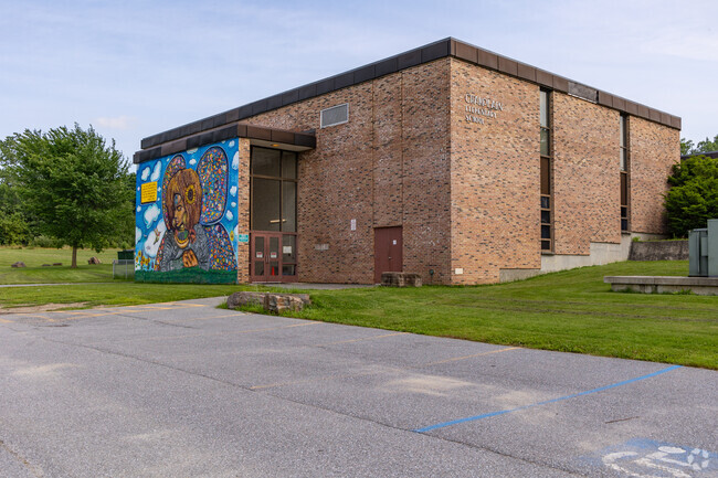 Built in 1909, Champlain School in Burlington serves grades K-5.