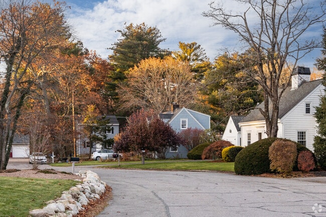 Most neighborhoods in Easton are a mix of classic home styles.